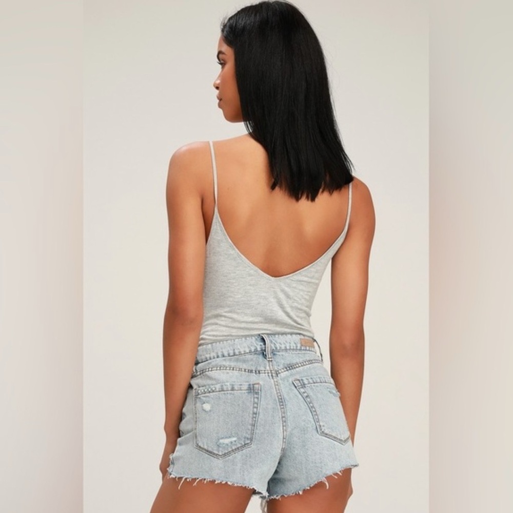 Vintage High Rise JEAN Shorts LIGHT WASH - Picture 1 of 2